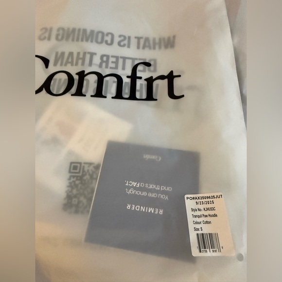 Comfrt Tranquil Paw Dog Hoodie Small NWT - Picture 4 of 4